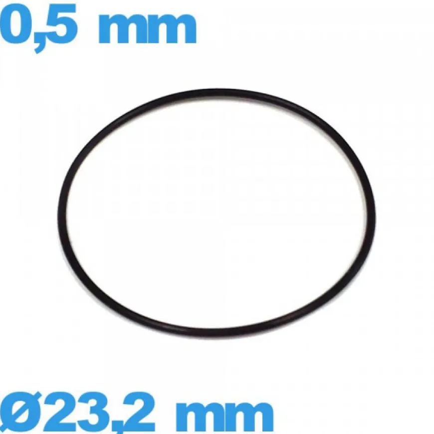 Joint 23,2 X 0,5 mm montre NBR torique