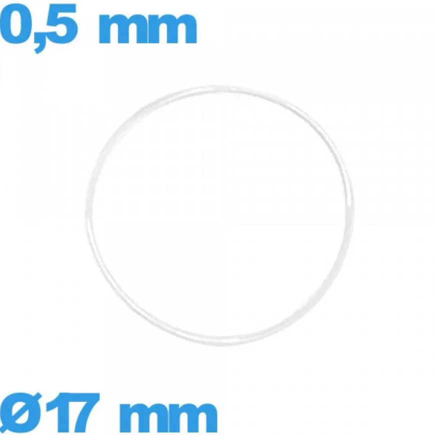 Joint 17 X 0,5 mm O-ring de montre silicone