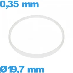 Joint  19,7 X 0,35 mm pour horlogerie blanc   de marque Sternkreuz