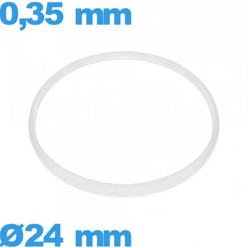 Joint 24 X 0,35 mm pour horlogerie Cylindrique
