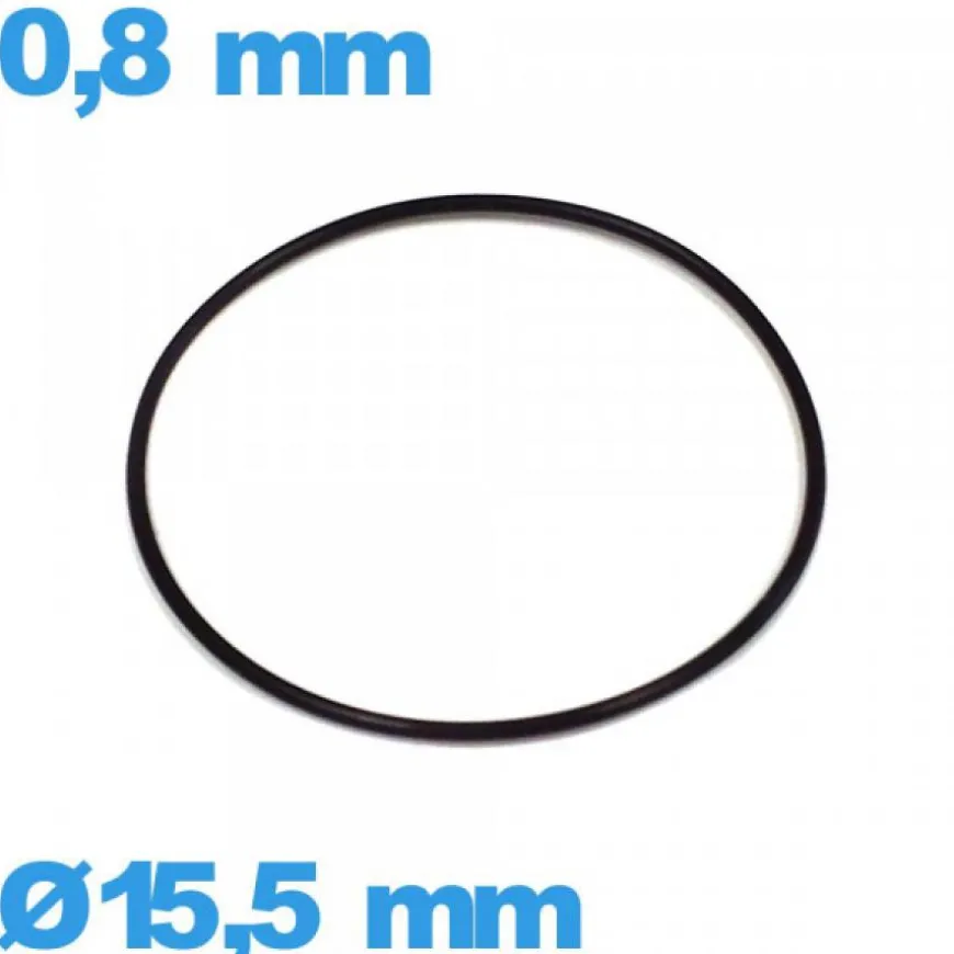 Joint 15,5 X 0,8 mm pour horlogerie NBR torique