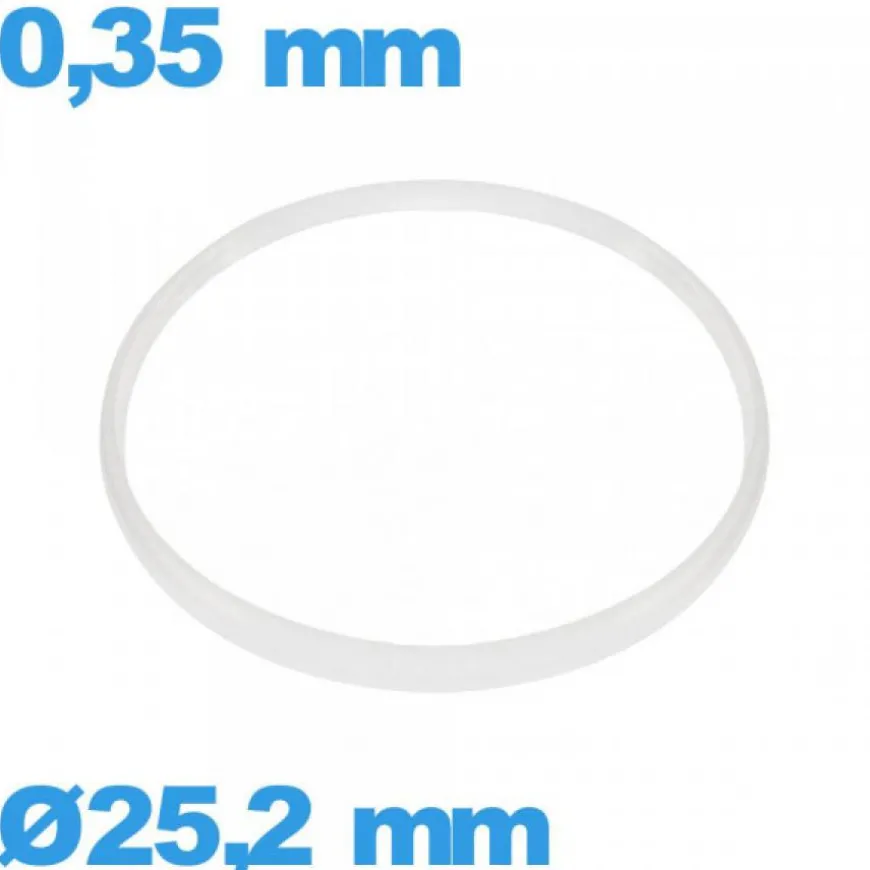 Joint 25,2 X 0,35 mm verre d'horlogerie Sternkreuz