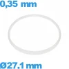 Joint  27,1 X 0,35 mm verre horlogerie