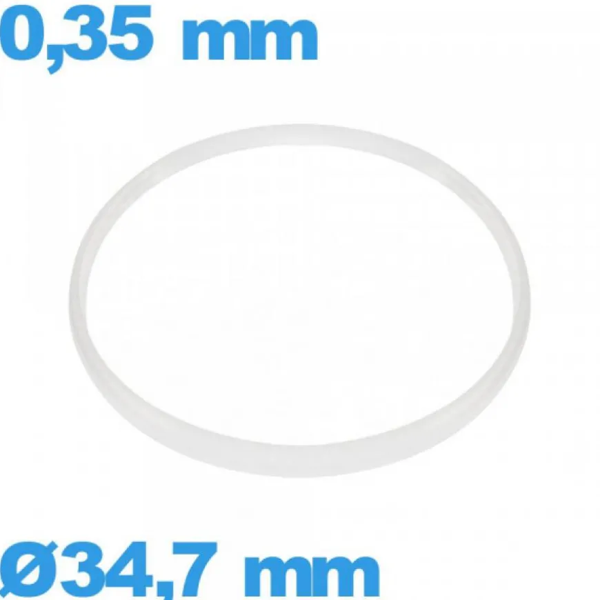Joint 34,7 X 0,35 mm verre horlogerie Sternkreuz
