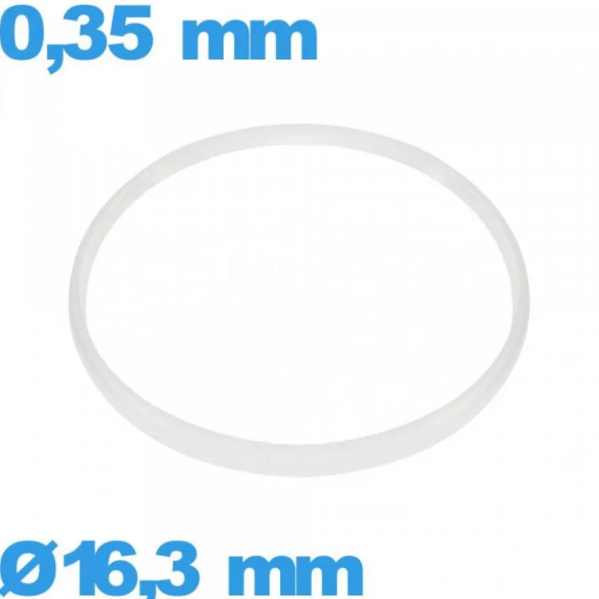 Joint 16,3 X 0,35 mm verre horlogerie Sternkreuz Cylindrique
