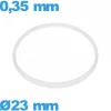 Joint  23 X 0,35 mm  verre montre