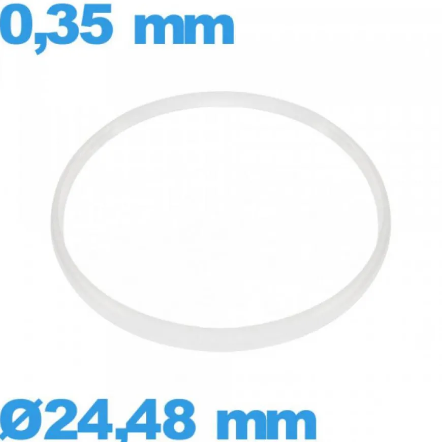Joint 24,48 X 0,35 mm verre montre ISO Swiss i-Ring