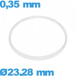 Joint  23,28 X 0,35 mm verre pour horlogerie    de marque ISO Swiss