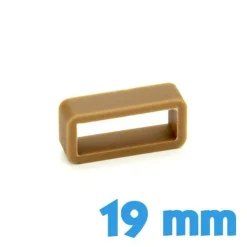 Loop bracelet Silicone 19 mm  - Brun