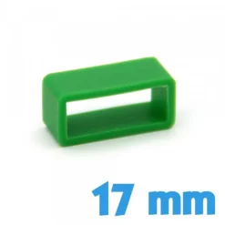 Loop bracelet Silicone 17 mm - Vert foncé