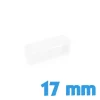 Loop de montre 17 mm Blanc