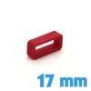 Loop de montre Silicone 17 mm - Rouge
