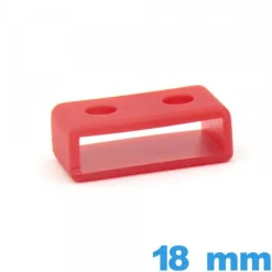 Loop pour bracelet 18 mm pour Casio Rouge