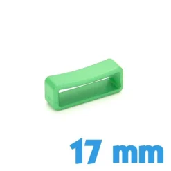 Loop pour bracelet Plastique Vert 17 mm