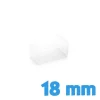 Loop pour bracelet Silicone 18 mm  - Transparent