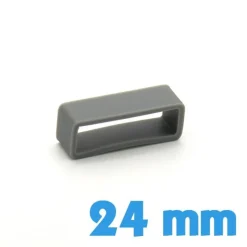 Loop Silicone Gris 24 mm pour montre pas cher