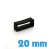Loop Silicone Noir 20 mm bracelet