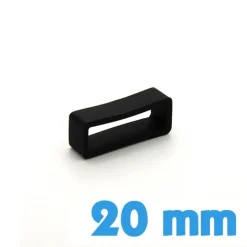 Loop Silicone Noir 20 mm bracelet
