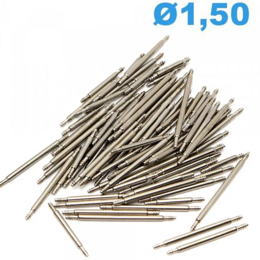Lot Barre Montre à Ressort diamètre 1,50 mm - 16 g