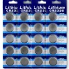 Lot de 20 Batteries de montre CR2330 3 V lithium