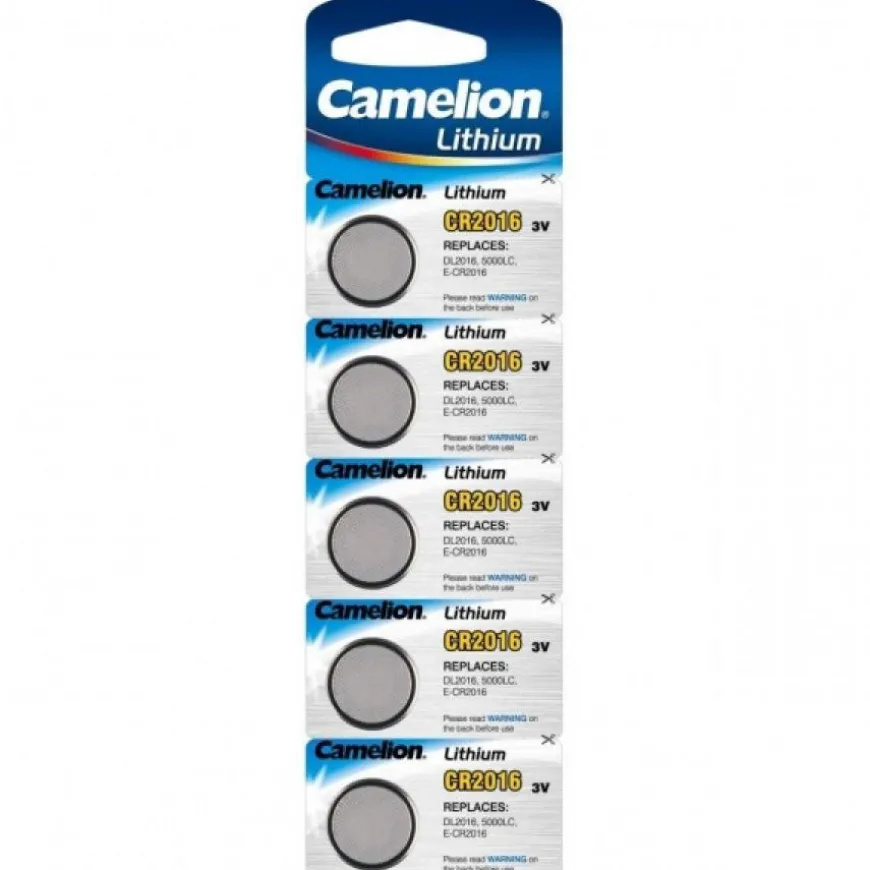 Lot de 5 Piles de montre CR2025 lithium 3 V