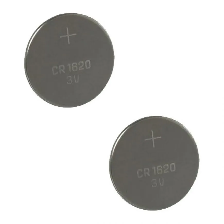 Lot de 2 Piles lithium 3 V CR1620 pour montre