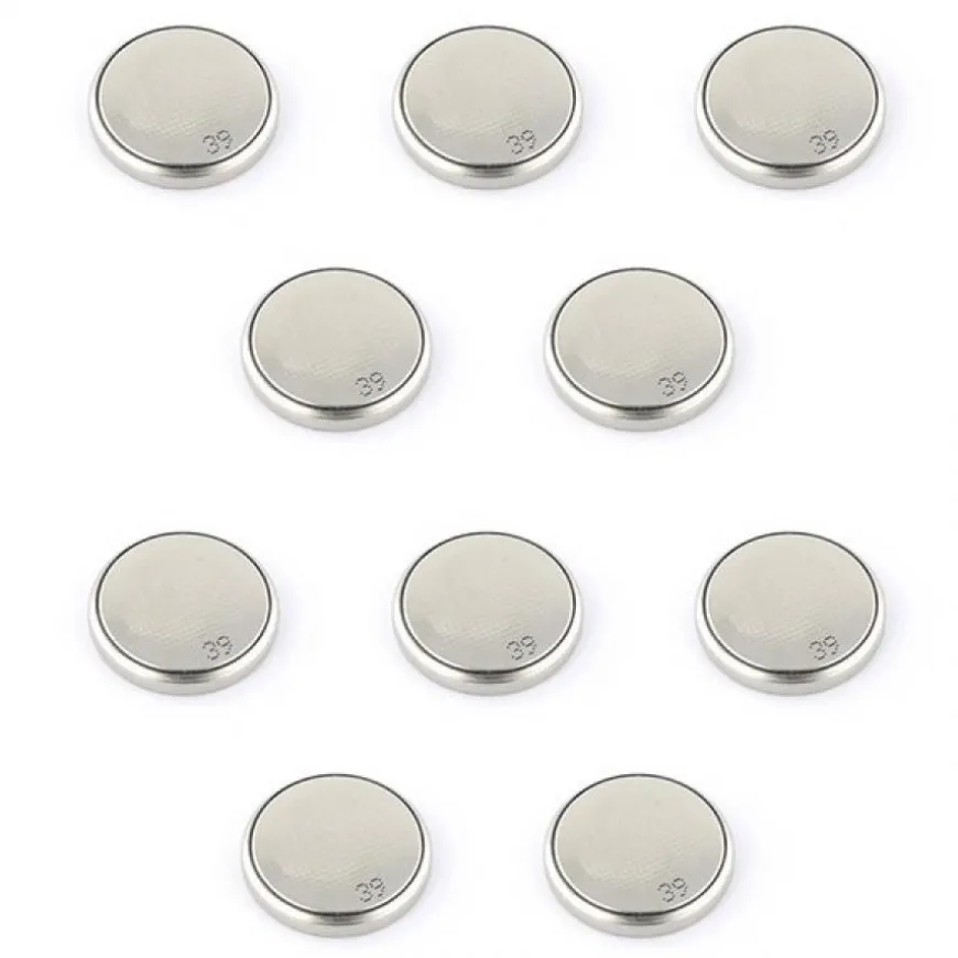 Lot de 10 Piles montre CR2032 3 V lithium