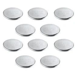 Lot de 10 Piles montre lithium 3 V  CR2430