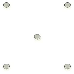 Lot de 5 Piles 1,5 V AG4 alcaline pour montre