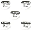 Lot de 5 Piles 303 1.55 V alcaline Varta de montre