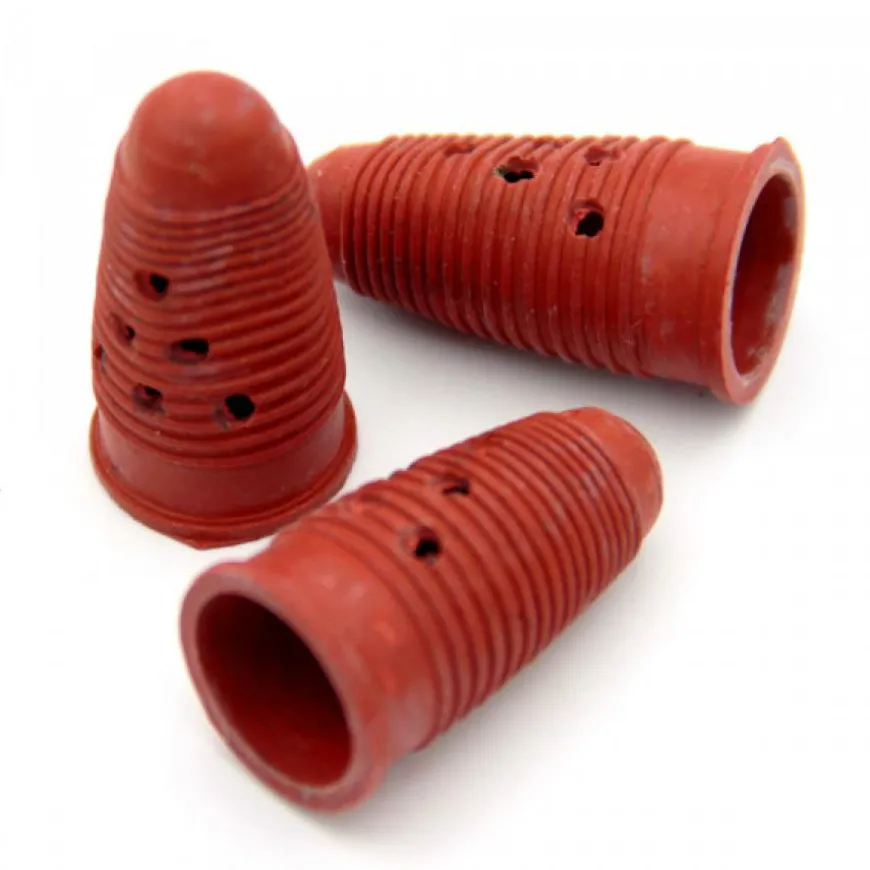Lot 3 Doigtiers Caoutchouc Épaisseur 1.75mm - Taille S