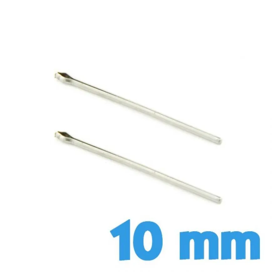 Lot 2 goupilles pour bracelet montre métal 1 cm