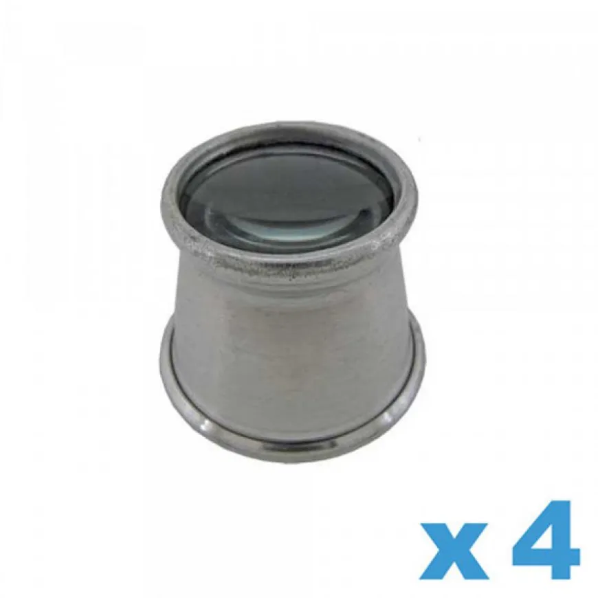 Loupe d'Horloger Aluminium 4x