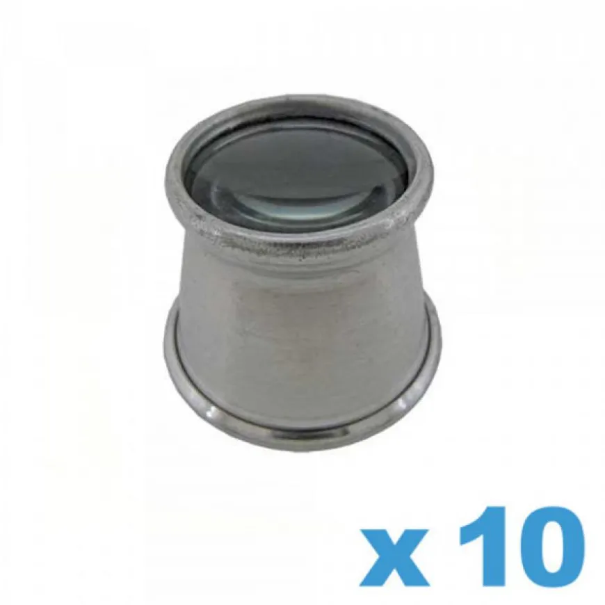 Loupe d'Horloger 10x Aluminium