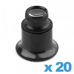 Loupe Horloger Double Lentille x20