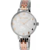 Montre acier bicolore femme marque Excellanc