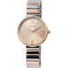 Montre acier bicolore rose argenté Excellanc