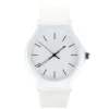 Montre aiguille luminescente blanche