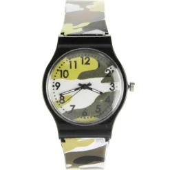 Montre analogique enfant camouflage militaire