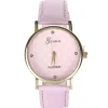 Montre analogique rose femme