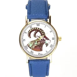 Montre animal couleur bleu