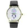 Montre attrape-rêves boîtier doré pas chère