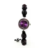 Montre boule brillante violette shamballah femme pas chère