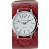 Montre bracelet de force femme Excellanc rouge