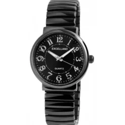 Montre bracelet elastique noir