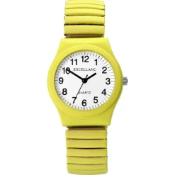 Montre Bracelet Extensible Femme Jaune