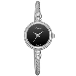 Montre bracelet metal femme à clip