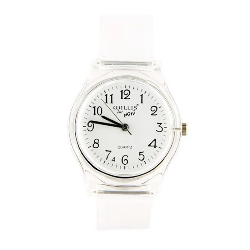Montre bracelet transparent marque Willis