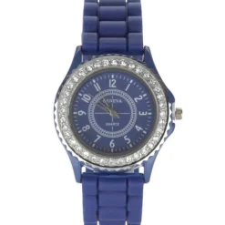 Montre caoutchouc confortable femme