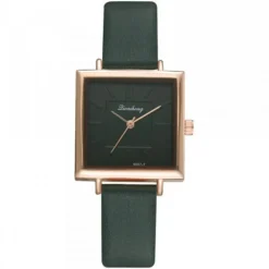 Montre Carré Femme pas chère Vert foncé